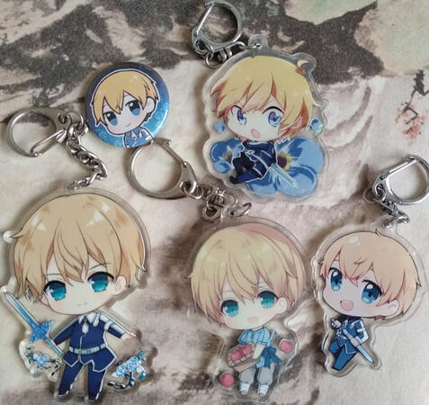 Assorted Keychains/Badge